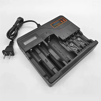 MS 889 Lithiumbatterij Multi slot Oplaadstation 110 220V AA Batterij 3,7V Lithiumbatterij 9V NiMH Batterij Intelligente