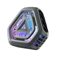 MS601 20W Mobiele Telefoon Koeler Magnetische Halfgeleider Snelle Koeling Ventilator Radiator RGB licht voor iPhone Andr