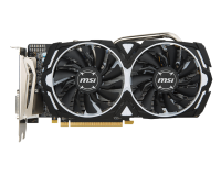 MSI Gaming Videokaart AMD Radeon RX 570 Armor Overclocked 8 GB GDDR5 RAM PCIe x16 HDMI, DVI, DisplayPort