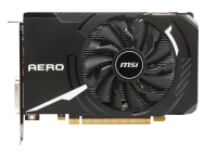 Videokaart Msi Gaming Nvidia Geforce Gtx1060 Aero Itx Overclocked 6 Gb Gddr5x Ram Pcie X16 Hdmi, Dvi, Displayport
