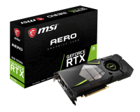 MSI Gaming Videokaart Nvidia GeForce RTX2070 Aero 8 GB GDDR6 RAM PCIe x16 HDMI, DisplayPort, USB C