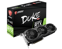 Videokaart MSI Gaming Nvidia GeForce RTX2080 Ti Duke Overclocked 11 GB GDDR6 RAM PCIe x16 DisplayPort, HDMI, USB C