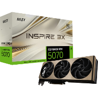 MSI GeForce RTX 5070 12G INSPIRE 3X OC grafische kaart 1x HDMI, 3x DisplayPort