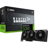 MSI GeForce RTX 5080 16G VENTUS 3X OC BLACK grafische kaart