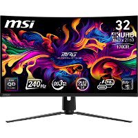 MSI MPG 321CURX QD OLED 31.5'' Curved 4K UHD gaming monitor