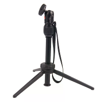 MT 10 Mini Aluminium Statief Projectorstand 2 Secties Tafelstatief met Gimbal Ball Head voor SLR DSLR Camera Telefoon Fo