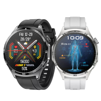 MT300 1,43 inch AMOLED display PPG+ECG Bluetooth Oproep, Hartslag, Bloeddruk, Bloedzuurstofmonitor, Slaapmonitoring, Nie