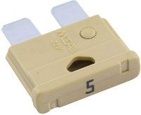 MTA Automotive MTA 340024 Standaard platte zekering 5 A Beige 1 stuk(s)
