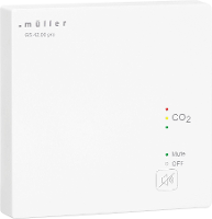 Müller GS 42.00 Pro Luchtkwaliteitssensor werkt op het lichtnet Detectie van Kooldioxide