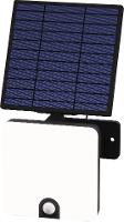 Müller Licht Solata 21600068 LED buitenschijnwerper, Wandlamp op zonne energie 12 W Lichtkleur (naam): Koudwit
