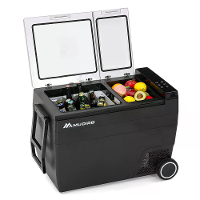 MUDIRO MR Z55 12V Auto Koelbox 58 Quart (55L) Draagbare Koelkast Vrieskist Dubbel Zone  4℉ 68℉ Compressor Electrische Ko