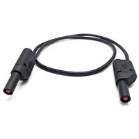 Mueller Electric 22.421 1M 0 Meetsnoer Bananenstekker 4 mm Bananenstekker 4 mm 1 m Zwart 1 stuk(s)