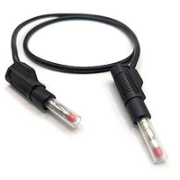 Mueller Electric 22.451 .50M 0 Meetsnoer Bananenstekker 4 mm Bananenstekker 4 mm 0.5 M Zwart 1 stuk(s)