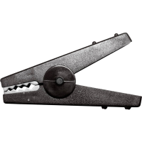 Mueller Electric BU 112 0 Miniatuur krokodillenklem Zwart Klembereik (max.): 16 Mm Lengte: 80 mm 1 stuk(s)