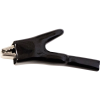 Mueller Electric BU 121 0 Krokodillenklem Zwart Klembereik (max.): 15 Mm Lengte: 94 mm 1 stuk(s)