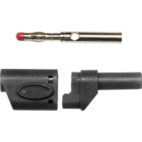Mueller Electric BU 3110410 0 Banaanstekker Stekker Stift Ø: 4 mm Zwart 1 stuk(s) Single