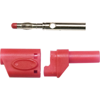 Mueller Electric BU 3110410 2 Banaanstekker Stekker Stift Ø: 4 mm Rood 1 stuk(s) Piece