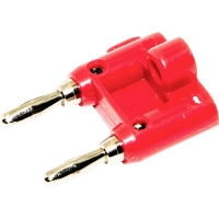 Mueller Electric BU PMDP 2 Banaanstekker Rood 1 stuk(s)