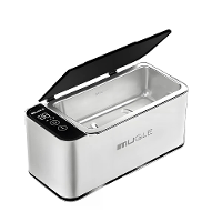 Mugle 40W Draagbare Sieradenreiniger 46kHz U1trasonische Vibratiekracht met Touchscreen 4 Reinigingstijdinstellingen en