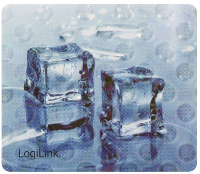 LogiLink ID0152 3D Design Ice Cube Muismat Blauw