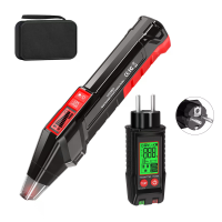 Multi Functie Stroomonderbrekerzoeker GFCI Stopcontacttester met LCD scherm NCV Spanningsprüfer Pen met Zaklamp Andere B