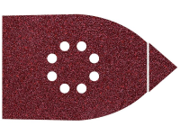 Wolfcraft 1792000 Multi schuurpapier Met klittenband, Geperforeerd Korrelgrootte (num) 80 (l x b) 142 mm x 107 mm 6 stuk(s)