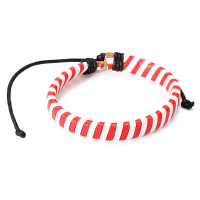 Multicolor Wrapped Leather Bracelet Rope Belt Men Bracelet