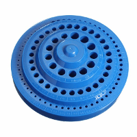 Multifunctional Blue Plastic Round Shape Drill Bit Storage Box