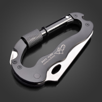 Multifunctional Camping Knife Hanging Buckle 5 In 1 Tool Quick Release Buckle Hiking Buckle Folding Knife