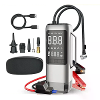Multifunctionele 6 in 1 Auto Noodstart en Stofzuiger Draagbare Luchtcompressor Pomp Mobiele Accu Booster Starter met Zui