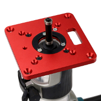 Multifunctionele aluminium router tafel inzetplaat houtbewerking trimmer elektrische houtfrezen omdraaibare plaat voor d