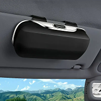 Multifunctionele Autoglasopbergdoos Zonnebrilcase Auto Zonnevisorglasclipdoos