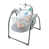 Multifunctionele Elektrische Baby Bed Slaapassistent Wieg voor Baby's met Afstandsbediening Schommelsnelheid & Bluetooth