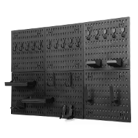 Multifunctionele Pegboard Wandorganizer PP 30x30cm Set Zware Lasten Modulair Ontwerp Gaming Perifere Opslag Haken Planke