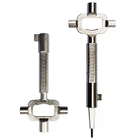 Multifunctionele Slotensmid Tool Zinklegering Slotcilinder Aanpasser Gauge Cam Spindle Turner Ergonomische Handgreep Com