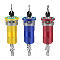 Multifunctionele verzinkboorbits Verstelbare diepte Aluminium limietring Hoge precisie carbonstalen bits Houtbewerkingsg