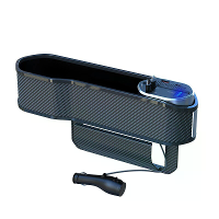 Multifunctionele Zitgap Organisatie Box Telescoop Super Snelle Oplader Auto Oplader Auto Zitgap Opslagbox Draadloze Opla