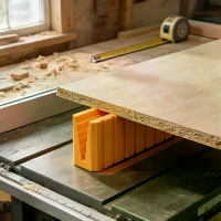 Multiplex Snijondersteuning Tool 19,6 x 3,7 x 8,9 cm 220g Draagbare Paneelhouder Voor Tafeltzaag En Cirkelzaag Stabilite