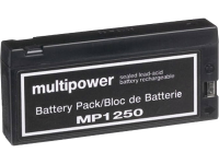 Multipower MP1250 Loodaccu 12 V 2 Ah Loodvlies (AGM) (b x h x d) 143 x 64 x 23 mm Klempool Onderhoudsvrij, Geringe zelfontlading