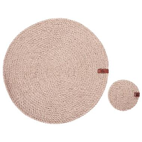 MUNTRIES   Set van 12 placemats en onderzetters   Natuurlijk   Jute