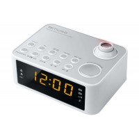 Muse M 178 Pw Klok Wit Radio