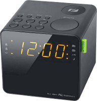 Muse M187CR FM Wekkerradio AUX Zwart