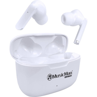 Music Man BT X63 In Ear headset Bluetooth Stereo Wit Headset, Oplaadbox, Touchbesturing