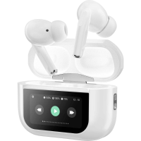 Music Man BT X72 In Ear headset Bluetooth Stereo Wit Noise Cancelling Indicator voor batterijstatus, Headset, Oplaadbox, Volumeregeling, Touchbesturing