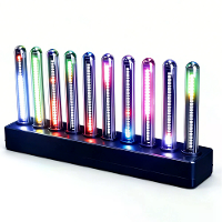 Music Sync Spectrum Light Bar 240 RGB LEDs 14 Color Modes 8 Visualizer Effects USB C 5V 2A Sound Reactive Ambient Lighti