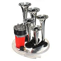 Musical Dixie Dukes Of Hazzard Electronic Chrome Air Horn Trumpet