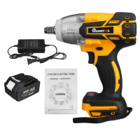 MUSTOOL 1600N.M 1/2 6200rpm Borstelloze Accu Sleutel met Voorwaartse Vergrendelschakelaar Ratelsleutel met/zonder Batter