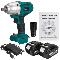 MUSTOOL 1600N.M 6200rpm Borstelloze Elektrische Slagmoersleutel 1/2inch Dopsleutel Forward Lock Switch met/zonder Batter