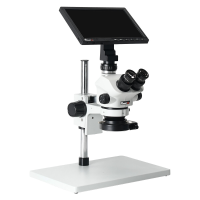 7 50X High Definition Trinocular Stereo Microscope With 10 Inch Integrated Microscope Camera For Mobile Phone Repair Ide