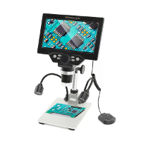 MUSTOOL B1200 Digitale Microscoop 12MP Camera 1200X Vergrootking Verstelbare Stand LED Lichten Accu Aangedreven voor Pre